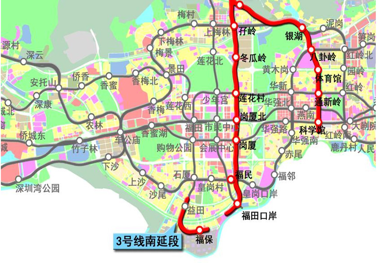 福田保税区 地铁3号线图片