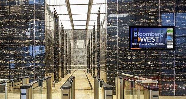 皇庭中心【皇庭中心大厦】运筹24小时商务平台 大堂设置了信息发布系统:助力客户掌 握全球实时金融资讯以及世界政经大事、硬件设计从企业需求角度出发、联动企业环球业务