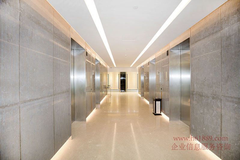 车公庙 滨海云中心(万科滨海云中心)商务办公室推荐 地铁9号下沙站D出口 电梯厅图片