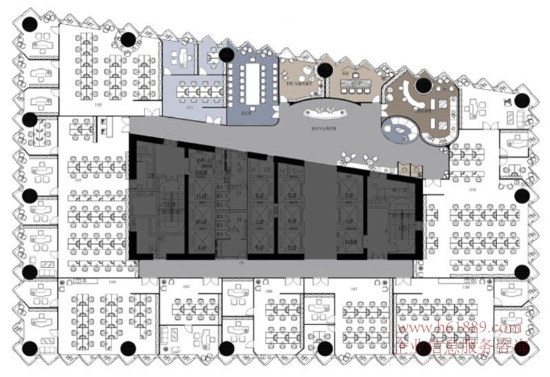 车公庙 滨海云中心(万科滨海云中心)商务办公室推荐 地铁9号下沙站D出口 出租 户型图片
