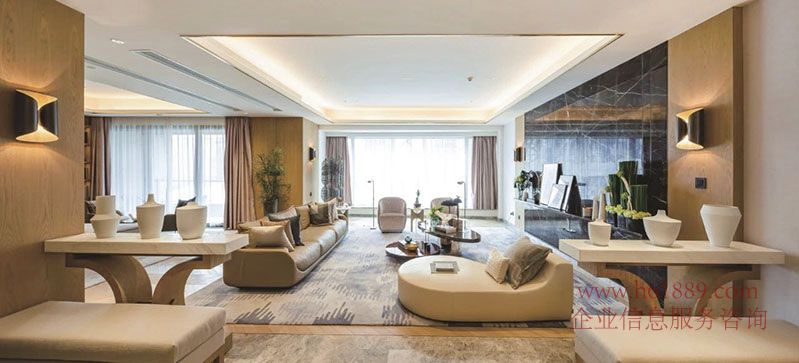 福田中心区 中心天元T7栋 样板房 大厅图片