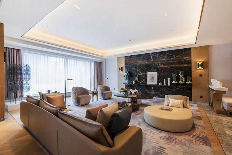 福田中心区 中心天元T7栋 样板房 大厅图片