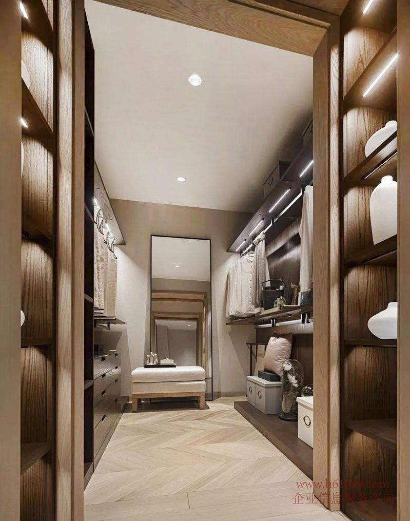 福田中心区 中心天元T7栋 样板房 衣帽间图片