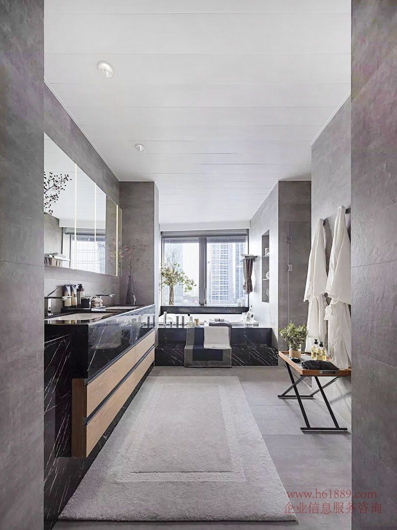 福田中心区 中心天元T7栋 样板房 浴缸/洗手间/卫生间|细节处最动人