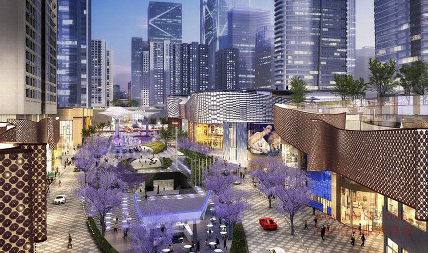 深圳中心 岗厦天元花园 中央大街 图片