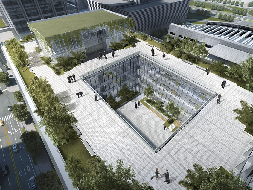 广电金融中心:西辅楼、整栋出租、特色中庭空间:平面内设置绿色通高中庭、提升总部办公舒适度 广电金融中心 西辅楼 整栋出租 广电金融中心 西辅楼 整栋出租 外观图片