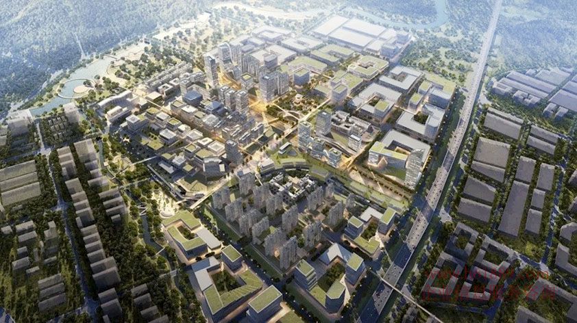 坪山区的国家高新区核心园区规划图