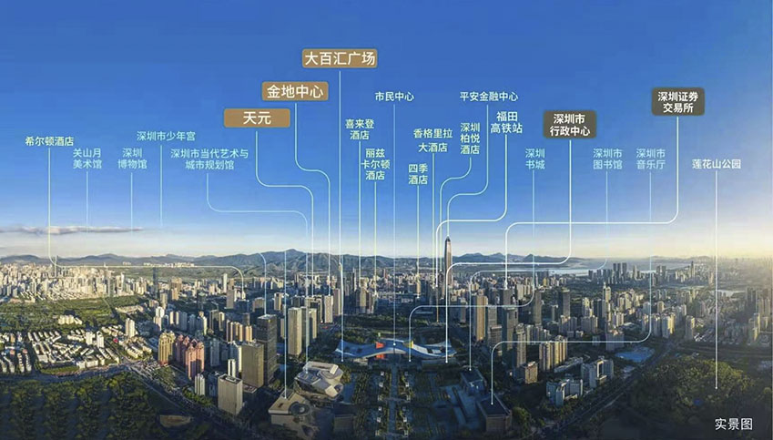 深圳福田中心区图片