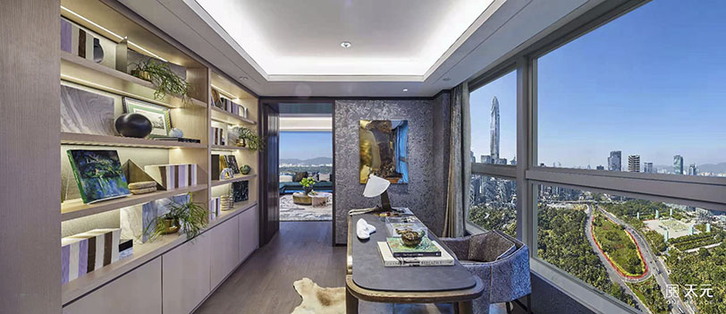 深圳中心天元、岗厦天元花园、天元T3T4产品邀请享誉国际的建筑及室内设计顾问公司Aedas担纲设计,充分考虑都会精英生活的实用性和艺术追求,匠造“高效率、高配置、高舒适”三高空间品质,成就全球视野下的城市豪宅样板