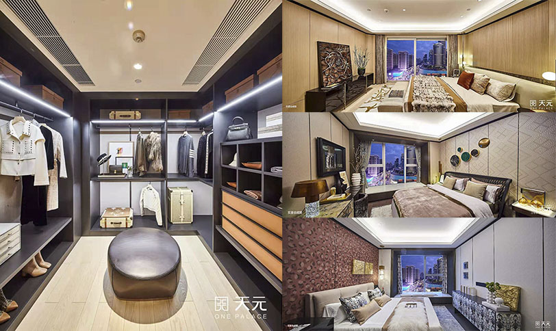 你的窗景里、有你的地位与价值、进入主人房奢享体系空间,面积约55㎡,睡眠区、男女衣帽区、盥洗区、化妆区多功能合一,主人的专属奢享领地
