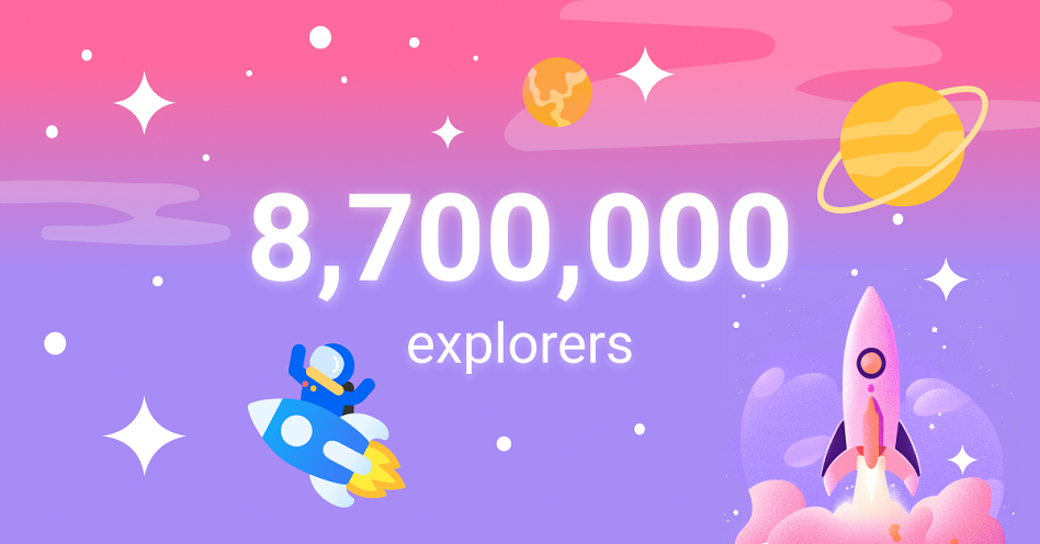 星网:记录星程2023年10月17日【突破860万】探索者,速度越来越快,可喜可贺 2023年10月17日 ; 正式公告突破860万探索者【历时776天】 《全球860万探险家》 二零二三年十月十七日 探险者们,我们的全球社区正在持续增长,我们刚刚记录了全球860万探险者。让我们继续成长吧 让我们继续下去吧